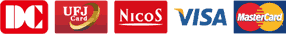 「DCカード」＋「UFJカード」＋「NICOS」＋「VISA」＋「MasterCard」